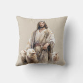 主は私の羊飼いだ – Psalm 23装飾用クッション クッション (裏面)