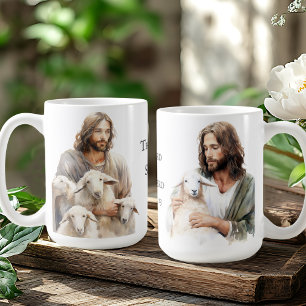 主は私の羊飼いだ – Psalm 23 コーヒーマグカップ