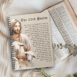 主は私の羊飼いだ – Psalm 23 ノートブック