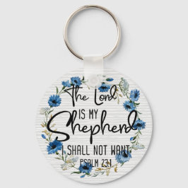 主は私の羊飼いだ | Psalm 23:1聖書の詩 キーホルダー