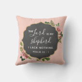 主は私の羊飼いだ – Psalm 23 : 1 クッション (裏面)