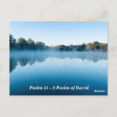 主は私の羊飼いである、詩篇23章 聖書の記憶箇所 ポストカード (裏面)