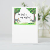 主は私の羊飼いのカード サンキューカード (スタンド正面)