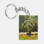 主は私の羊飼いのキーチェーン キーホルダー (正面左)