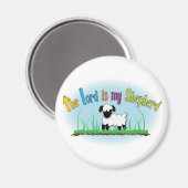 主は私の羊飼いのクリスチャンの磁石である マグネット (正面/裏面)