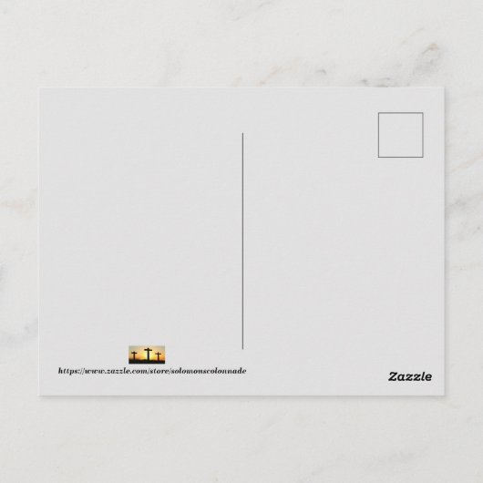 主は私の羊飼いのサルム23 ポストカード (裏面)