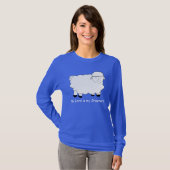 主は私の羊飼いのヒツジです Tシャツ (正面フル)