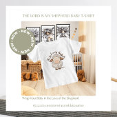 主は私の羊飼いのベビー素晴らしジャージーTシャツ ベビーTシャツ