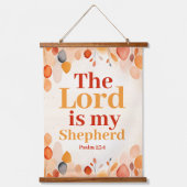 主は私の羊飼いのボホクリスチャン 吊り下げ型タペストリー (正面)