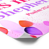 主は私の羊飼いのボホ・クリスチャンの女10代のの子 ポスター (角)