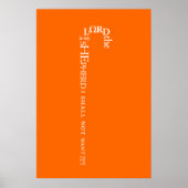 主は私の羊飼いのポスター ポスター (正面)