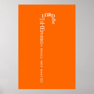 主は私の羊飼いのポスター ポスター