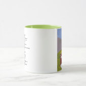 主は私の羊飼いのマグです マグカップ (中央)