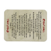 主は私の羊飼いのヴィンテージ マグネット (横)