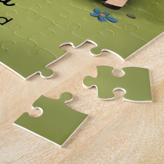 主は私の羊飼いの可愛い子どもたちパズル ジグソーパズル (側面)