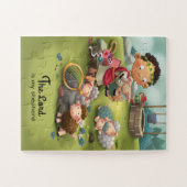 主は私の羊飼いの可愛い子どもたちパズル ジグソーパズル (横)