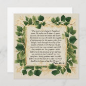 主は私の羊飼いの祈りの言葉 (正面/裏面)