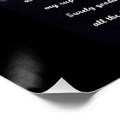 主は私の羊飼いの祈りの言葉 ポスター (コーナー)