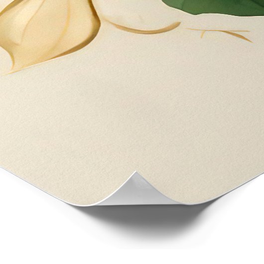 主は私の羊飼いの祈りの言葉 ポスター (角)