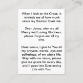 主は私の羊飼いの祈りの言葉 名刺