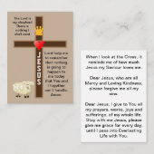 主は私の羊飼いの祈りの言葉 名刺