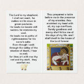 主は私の羊飼いの祈りの言葉 名刺