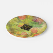 主は私の羊飼いの聖句である ペーパープレート (アングル)