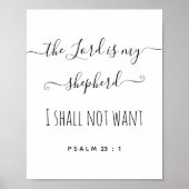 主は私の羊飼いの脚本 ポスター (正面)