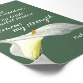 主は私の羊飼いの詩篇23キリスト教の聖句である ポスター (角)