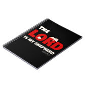 主は私の羊飼いの詩篇23キリスト教信仰である ノートブック (左側)