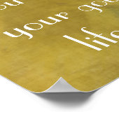 主は私の羊飼いの詩篇23祈りの言葉 ポスター (角)