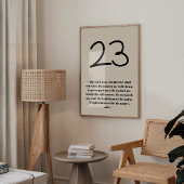 主は私の羊飼いの詩篇23芸術 ポスター