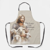 主は私の羊飼いの詩篇23 エプロン (正面)