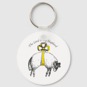 主は私の羊飼いの詩篇23 キーホルダー (正面)