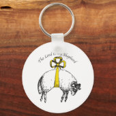 主は私の羊飼いの詩篇23 キーホルダー (正面)