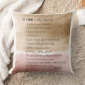 主は私の羊飼いの詩篇23 クッション (ブランケット)