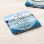 主は私の羊飼いの詩篇23 コースター (左側)