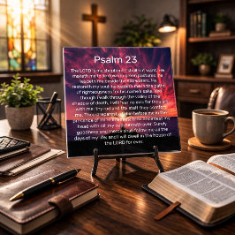 主は私の羊飼いの詩篇23 タイル