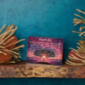 主は私の羊飼いの詩篇23 フォトプラーク (側面)