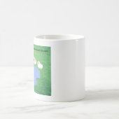 主は私の羊飼いの詩篇23:1コーヒーカップ コーヒーマグカップ (中央)