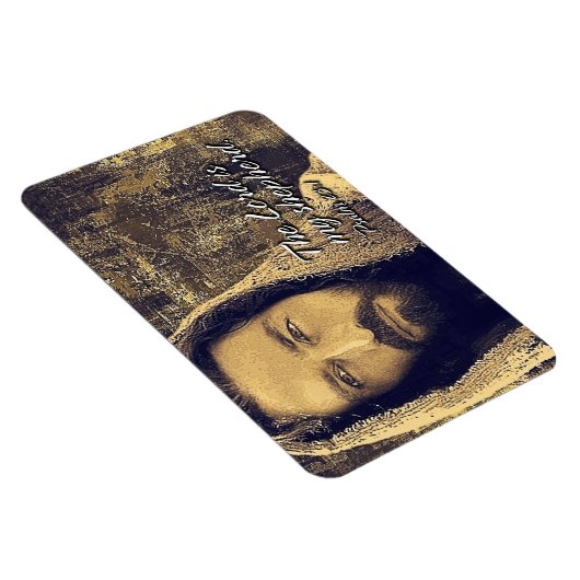 主は私の羊飼いの詩篇23:1プレミアムマグネット マグネット (右側)