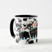 主は私の羊飼いの詩篇23:1ミニマリスト マグカップ (正面左)