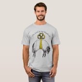 主は私の羊飼いの詩篇23 Tシャツ (正面フル)