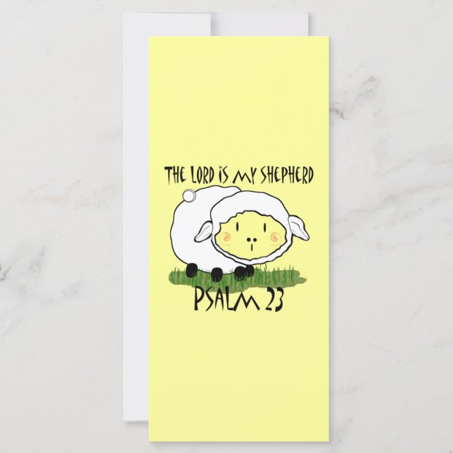 主は私の羊飼いの詩編23乳児Tシャツである – U (正面)