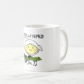 主は私の羊飼いの詩編23乳児Tシャツである – U コーヒーマグカップ (正面右)