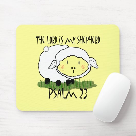 主は私の羊飼いの詩編23乳児Tシャツである – U マウスパッド (マウス)