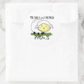 主は私の羊飼いの詩編23乳児Tシャツである – U ラウンドシール (バッグ)