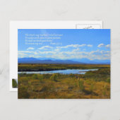 主は私の羊飼いの郵便はがきです ポストカード (正面/裏面)