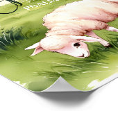 主は私の羊飼いクリスチャン・ウォールアートプリント ポスター (角)