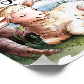 主は私の羊飼い キリスト教の幼稚園の壁画 ポスター (角)